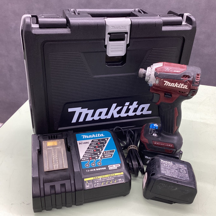 〇マキタ（14.4v 3.0Ah）コードレスインパクトドライバー TD161DRFXAR【越谷店】