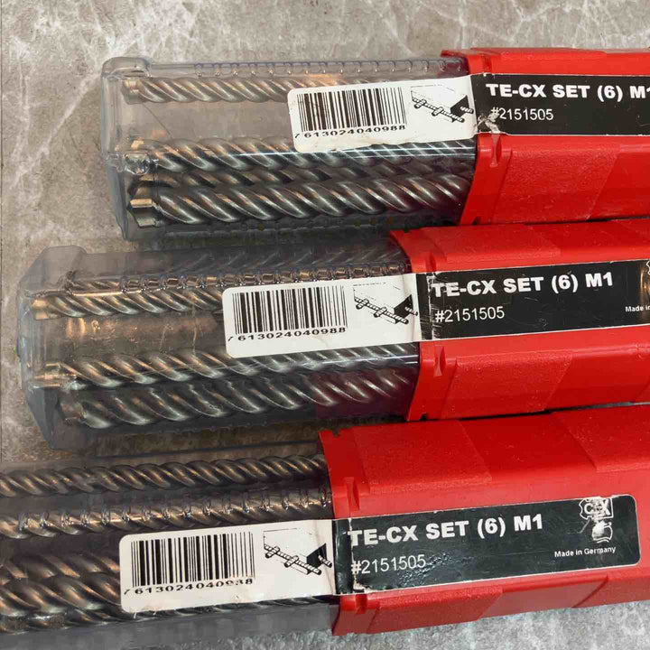 HILTI ヒルティ ドリルビット TE-CX SET (6) M1  6本入り×3個セット【八潮店】