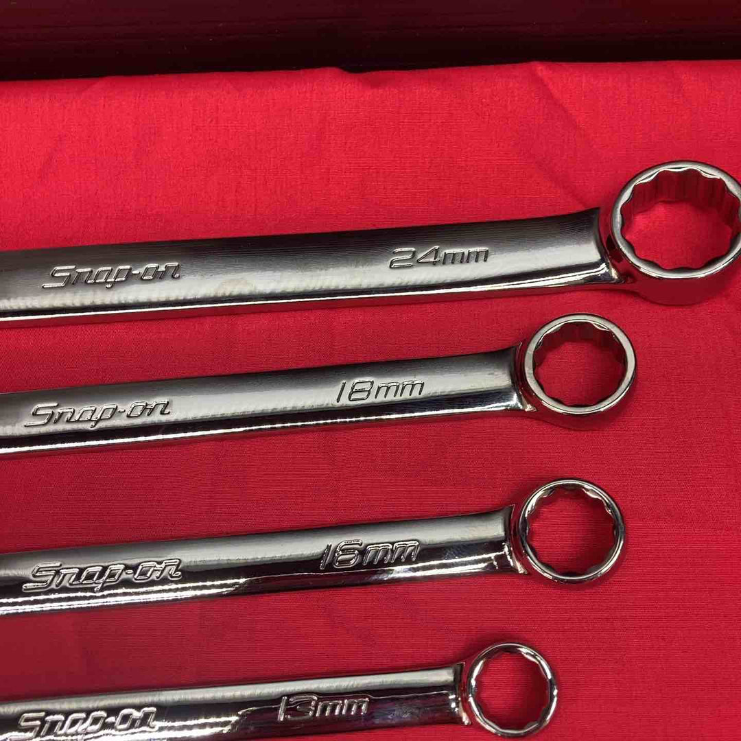 スナップオン(Snap-on)スナップオンコンビネーションレンチ6点まとめてOEXM 8・10・13・16・18・24ｍｍ【川越店】