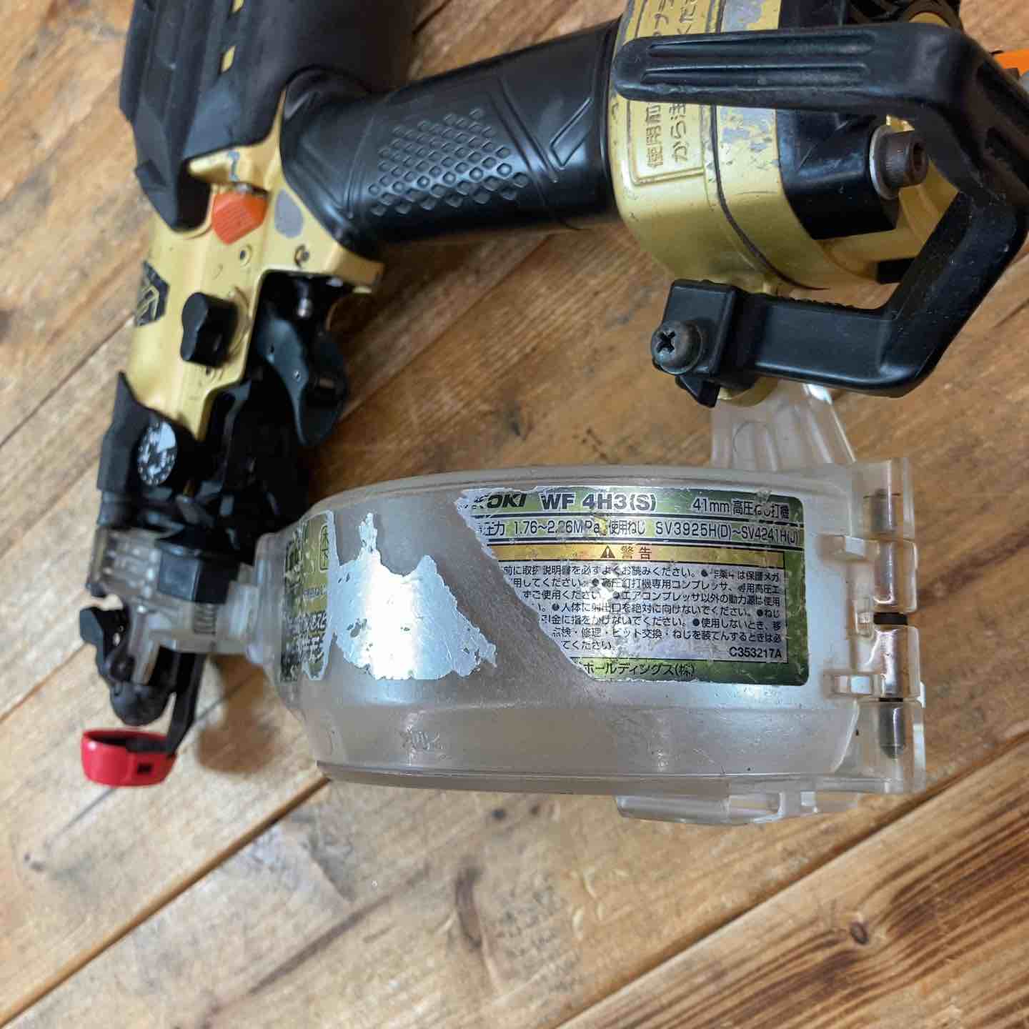 中古品】ハイコーキ(HIKOKI ※旧:日立工機) 高圧エアネジ打ち機