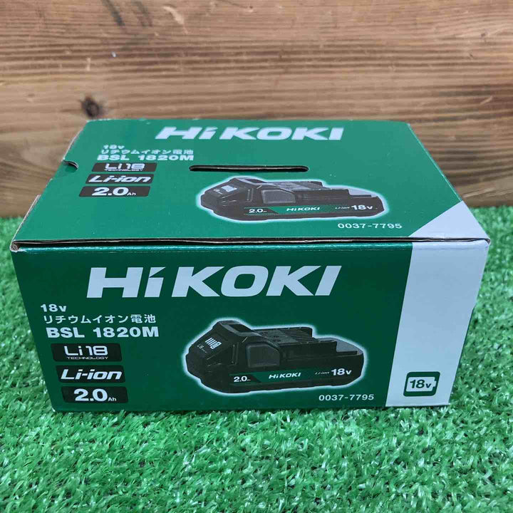【未使用品】 ハイコーキ/HIKOKI ※旧:日立工機 リチウムイオンバッテリー 18V/2.0Ah BSL1820M 【鴻巣店】