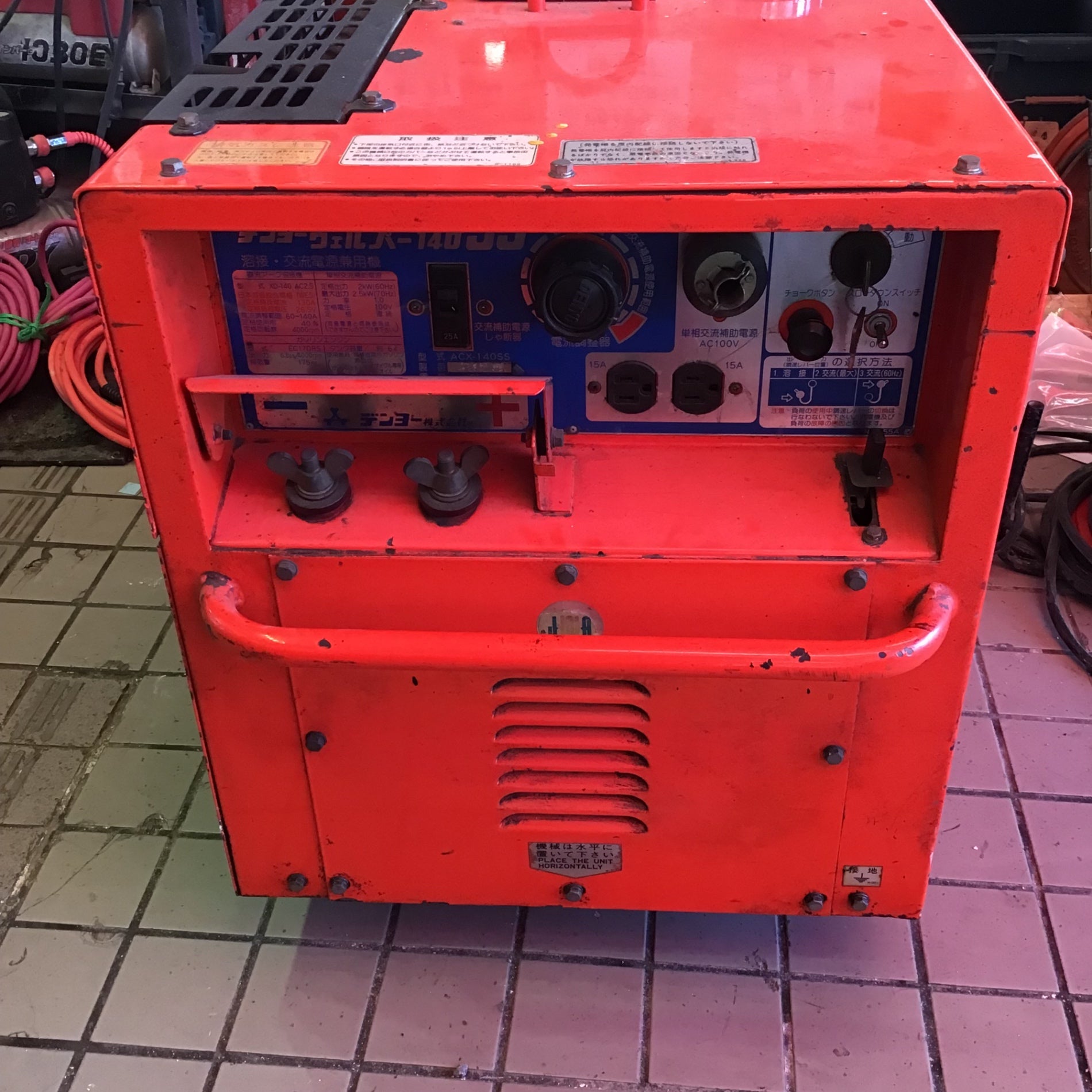 デンヨー ウェルパー 店頭受取り限定】デンヨー 防音型 エンジン溶接機 ウェルパー