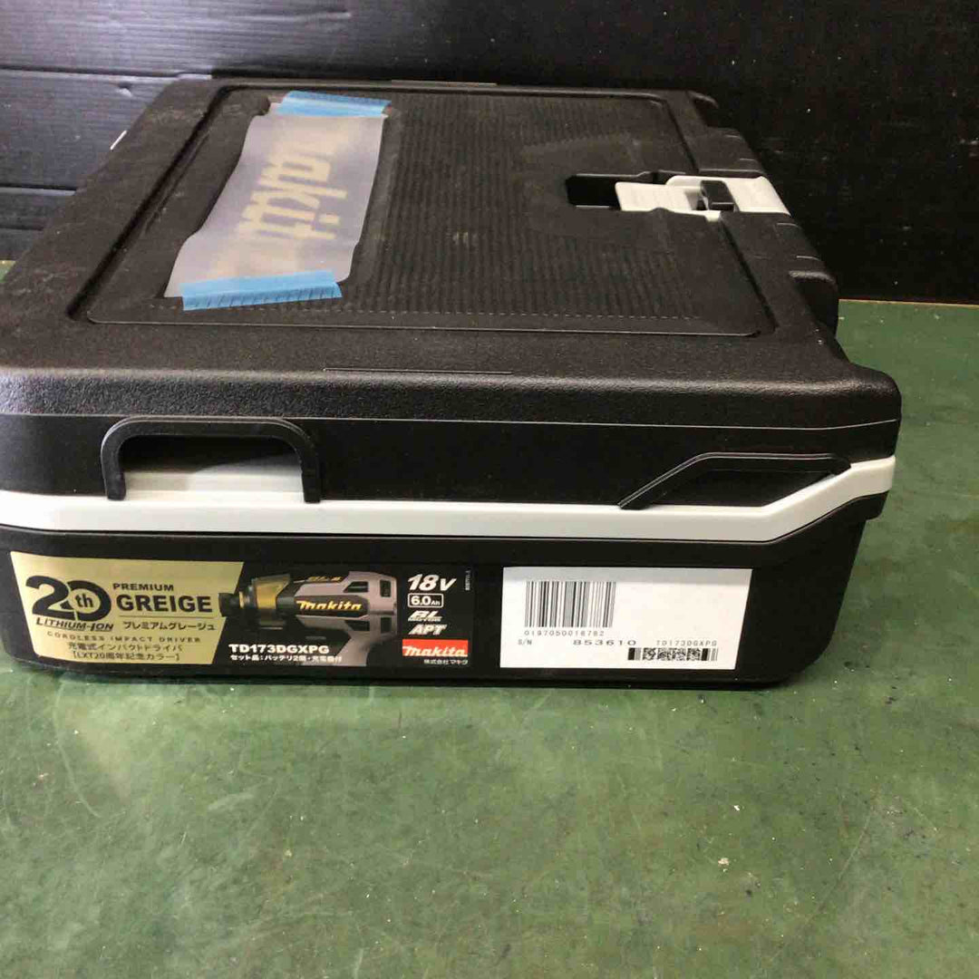 【未使用品】 マキタ makita コードレス インパクトドライバー TD173DGXPG プレミアムグレージュ 本体＋ケース インパクト 20周年 限定色 【戸田店】