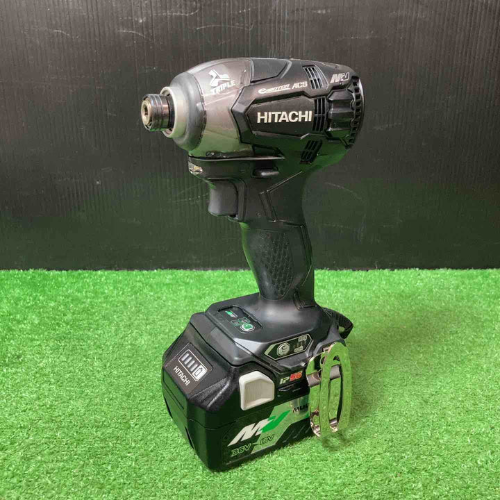 【美品】★ハイコーキ(HIKOKI ※旧:日立工機) コードレスインパクトドライバー WH36DA(2XPB)◇バッテリー二個付！！【岩槻店】