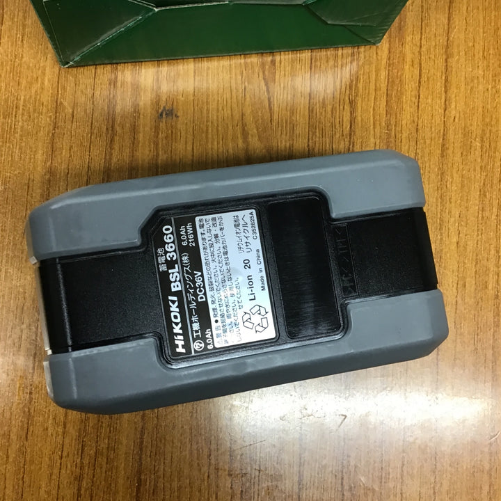 HiKOKI　ハイコーキ　日立　リチウムイオンバッテリー　BSL3660　36V　6.0Ah　保証書無し【桶川店】