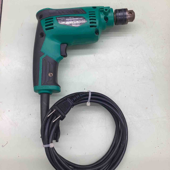 マキタ(makita) 電気ドリル M612 100V 木材 金属 穴あけ DIY ネジ締め 鉄板 アルミ板 プラスチック板 ビット交換 ネジ締め 研磨可能【越谷店】