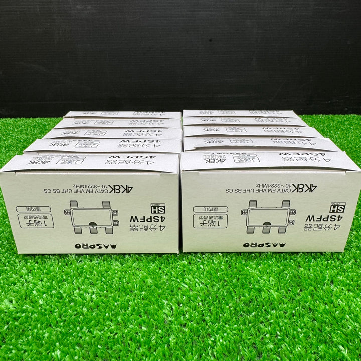 ◇ マスプロ 1端子電流通過型 4分配器 4SPFW【電材館越谷店】