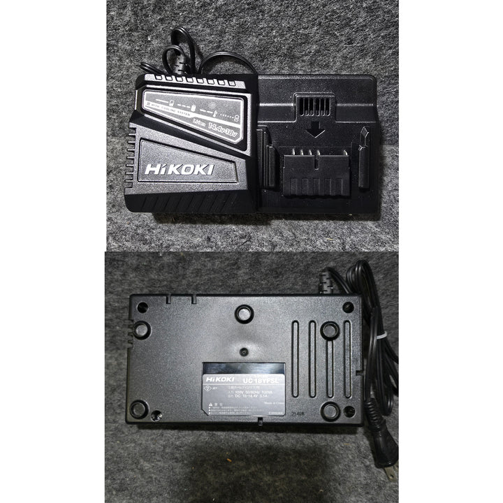 【中古品・充電器、バッテリ2個付き！】ハイコーキ(HIKOKI ※旧:日立工機) コードレスクリーナ R18DB(S)(2BG)【桶川店】