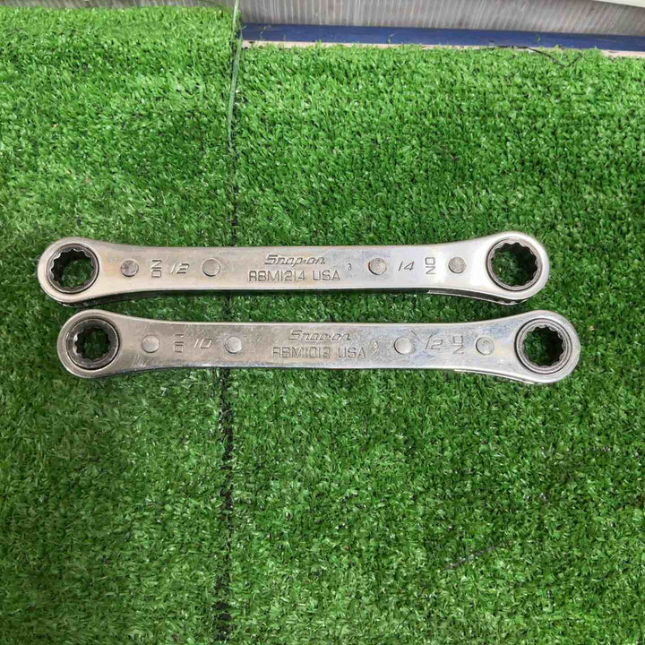 スナップオン Snap-on 板ラチェット 2本セット RBM1012 RBM1214【草加店】