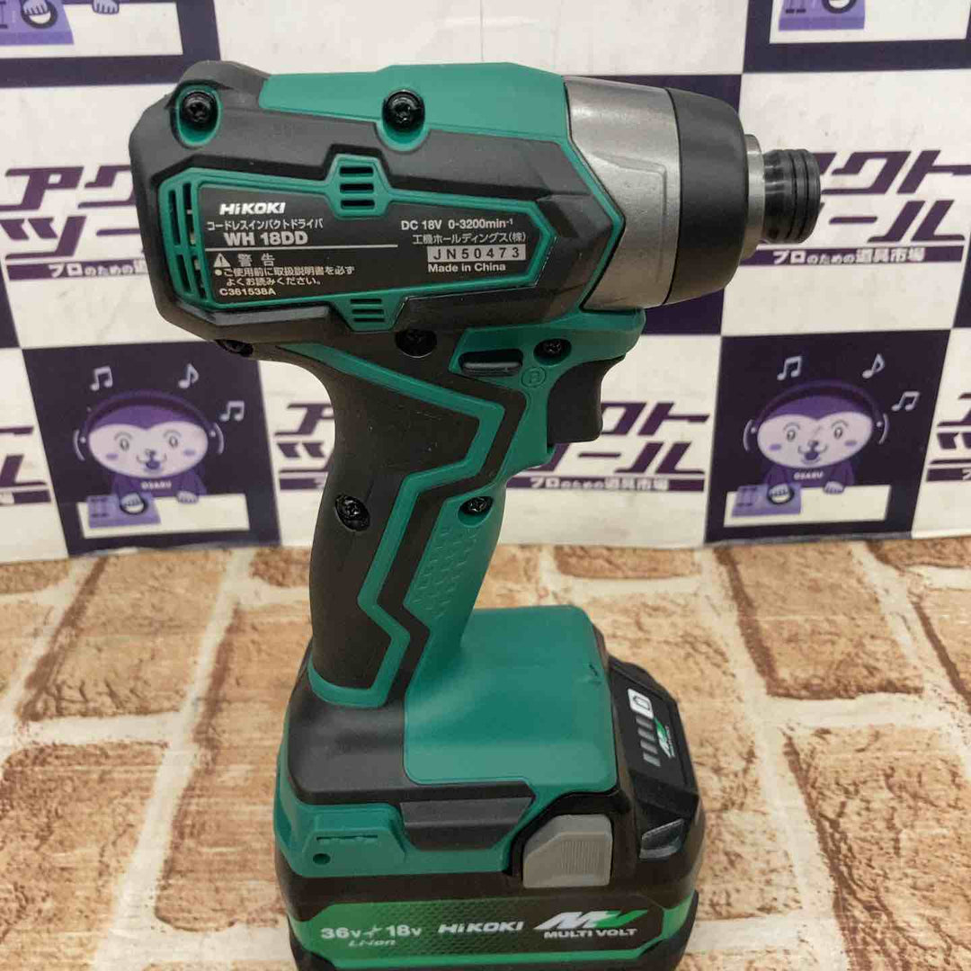 ◇ハイコーキ(HiKOKI) コードレスインパクトドライバー WH18DD(2XCZ)【所沢店】