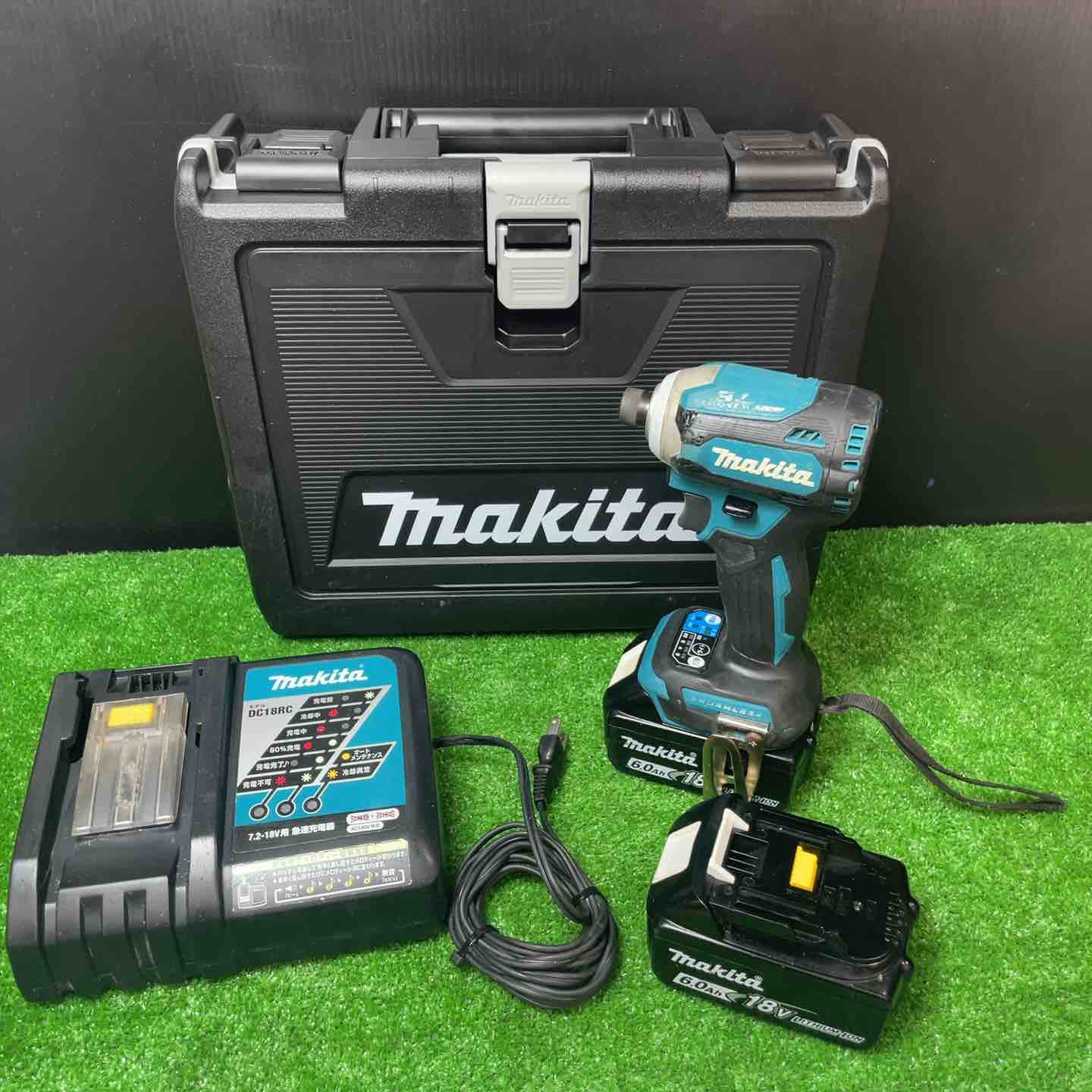 マキタ TD171DRGX 18V-6.0Ah充電式インパクトドライバー（青 【美品 