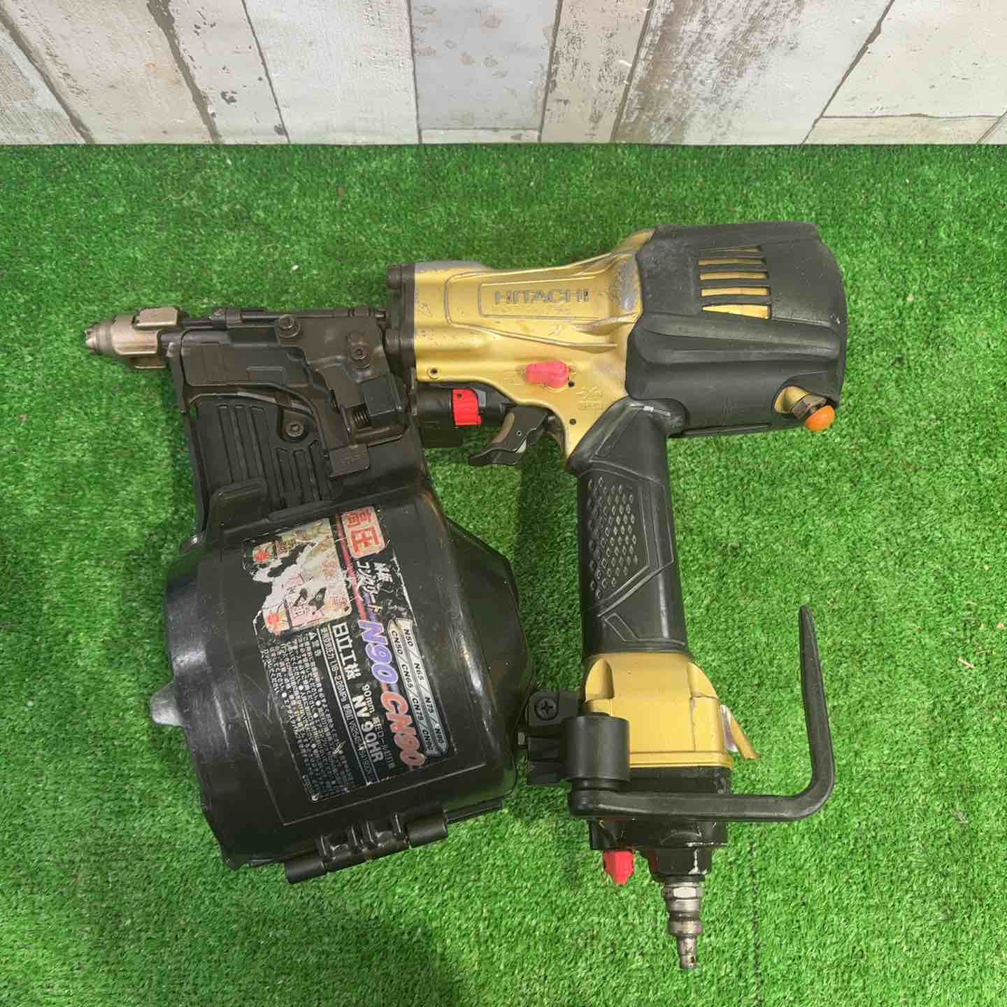☆ハイコーキ(HIKOKI ※旧:日立工機) 高圧エア釘打ち機 NV90HR(N)【町田