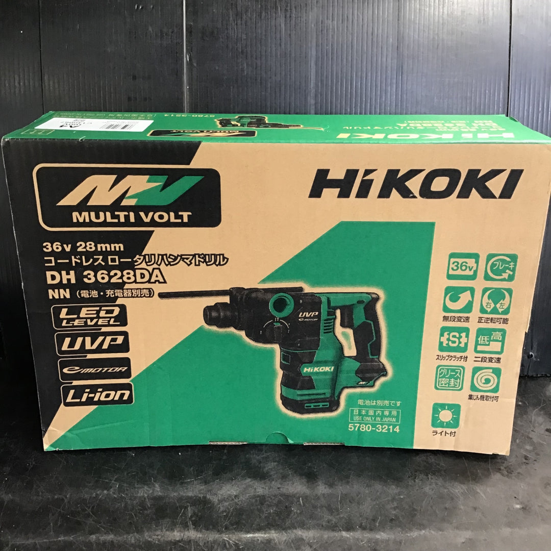 ★ハイコーキ(HIKOKI ※旧:日立工機) コードレスハンマドリル DH3628DA(NN)【草加店】