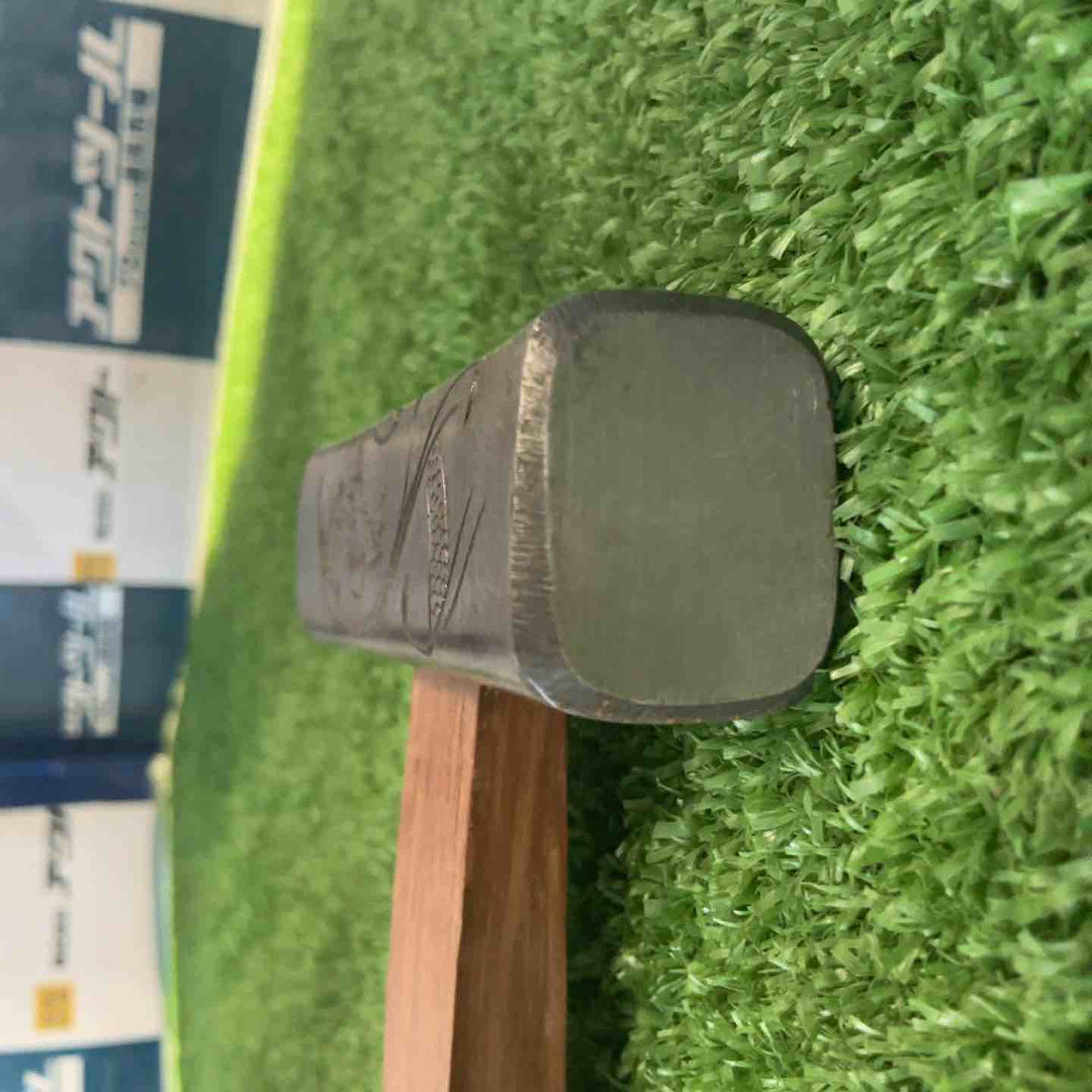 棟誉 龍虎彫 四角玄翁 100匁 赤樫柄【草加店】