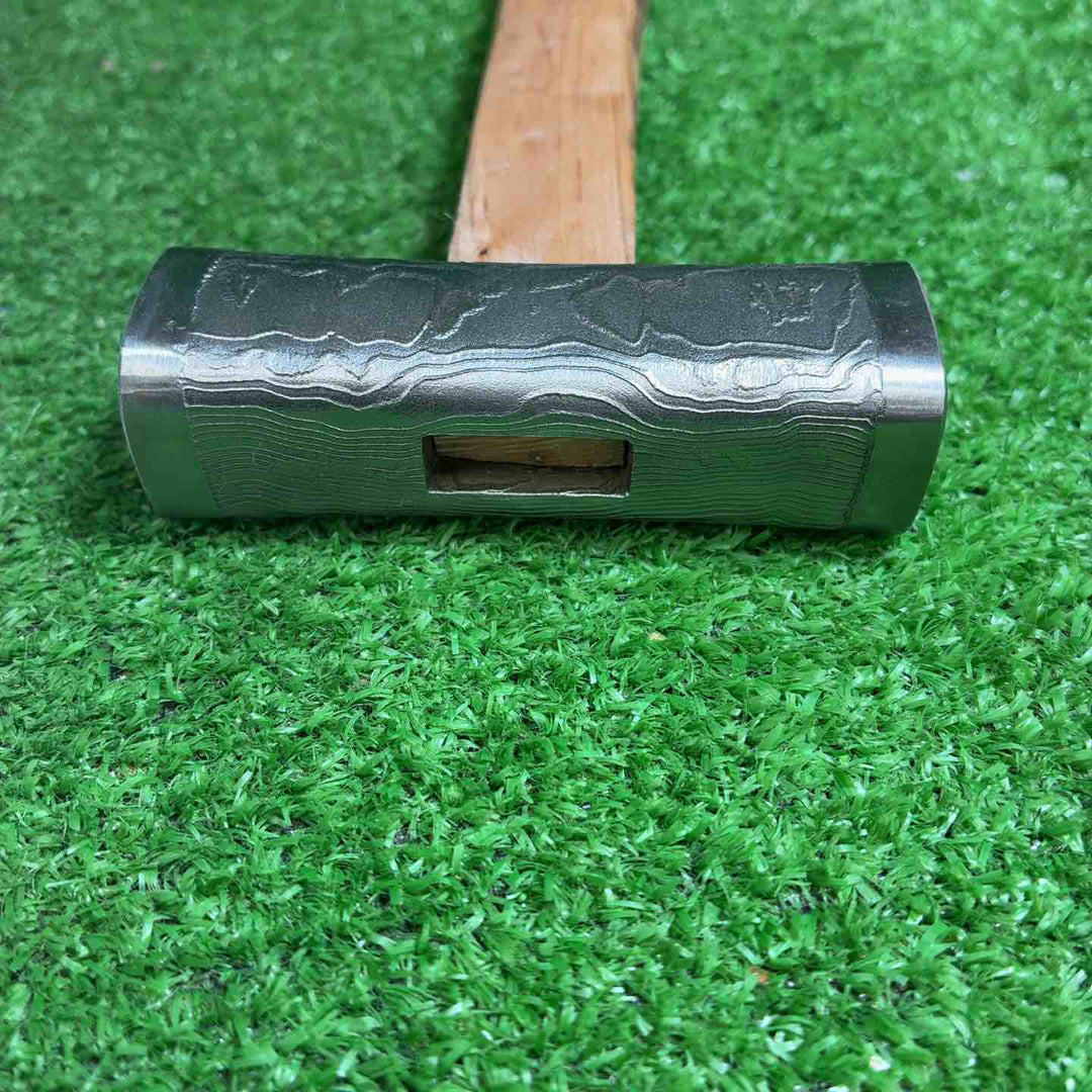 【未使用品】 道心斎 正行 木目 玄翁 (四角) 正行作柄付 柄込みで480ｇ【藤沢店】