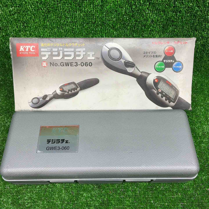 京都機械工具(KTC) デジラチェ GWE3-060 デジタル式トルクレンチ【藤沢店】