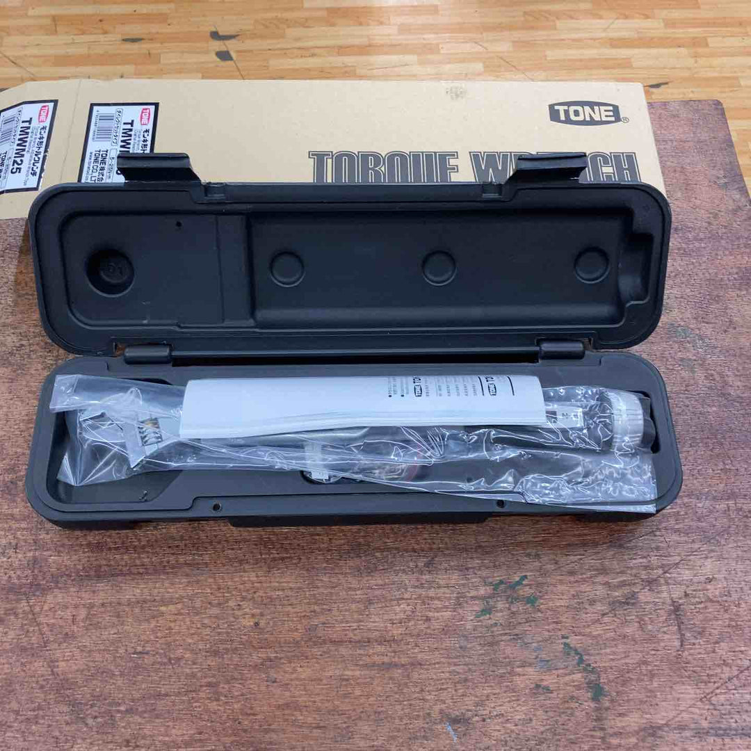 トネ(TONE) モンキ形トルクレンチ(ダイレクトセットタイプ) TMWM25W 25N・m ブラック【柏店】