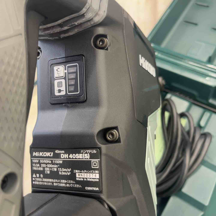 ★ハイコーキ(HIKOKI ※旧:日立工機) ハンマドリル DH40SE(S) 傷汚れ有　保管品　【越谷店】