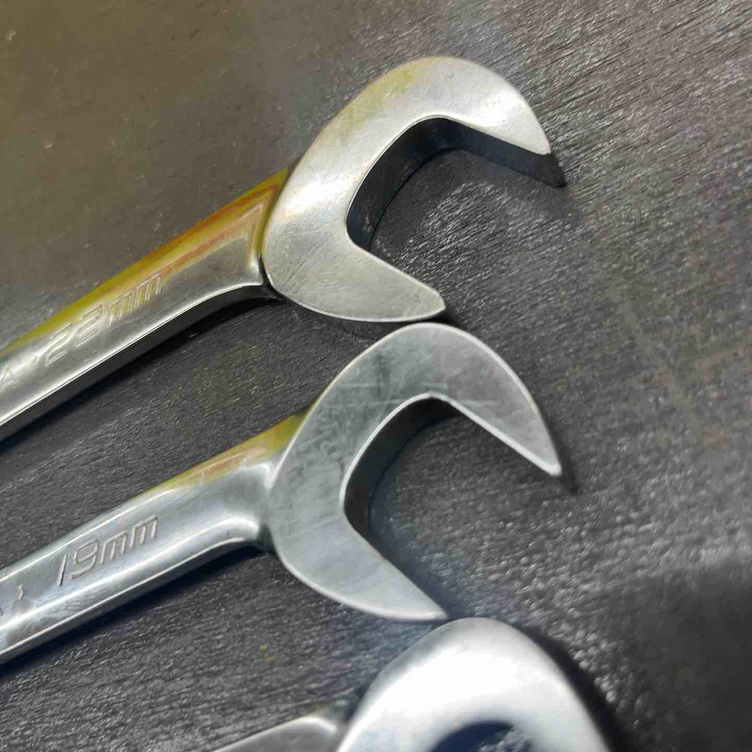 スナップオン(Snap-on)VSM5222B VSM5219A VS20B SVSM17 SVSM14 SVSM13 SVSM12 SVSM10　22,19,5/8,17,14,13,12,10 オープンエンドレンチ 8点　【越谷店】