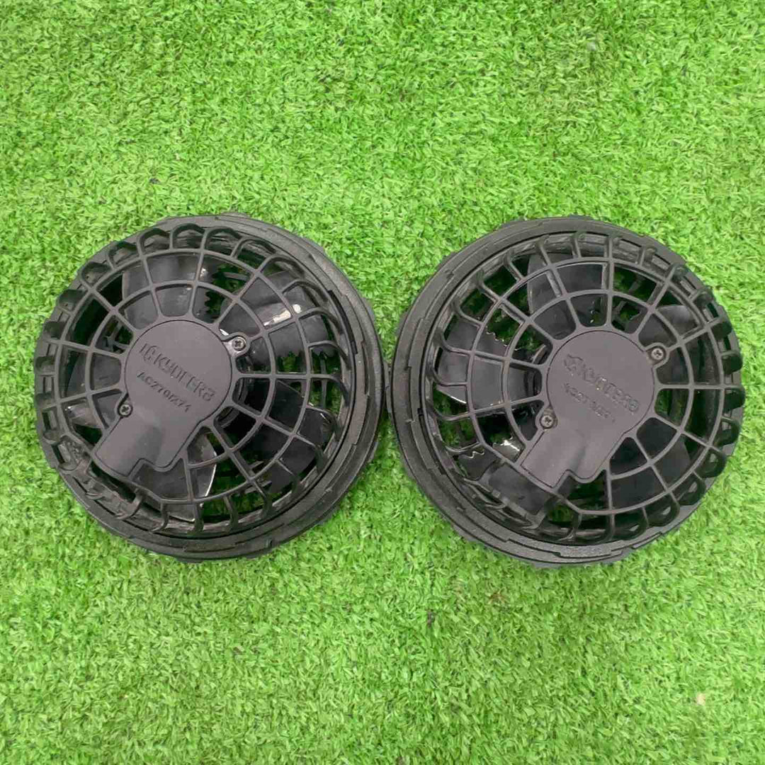 【中古】 バートル 13V 空調服用 ファン+バッテリセット AC260x2+AC270x2 ケーブル1点ずつ 【桶川店】
