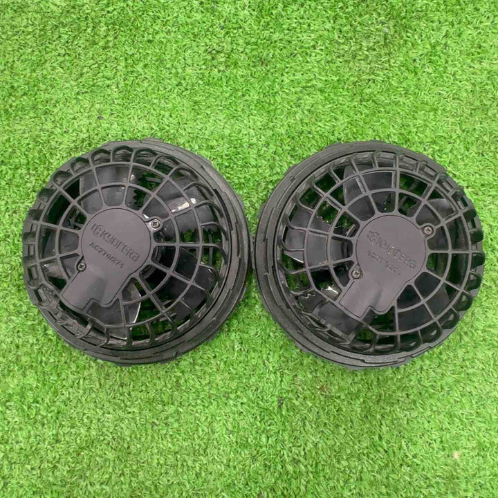 【中古】 バートル 13V 空調服用 ファン+バッテリセット AC260x2+AC270x2 ケーブル1点ずつ 【桶川店】