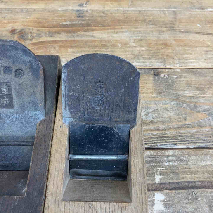 【中古品】 重成・福三郎・儀助・重宗・無名品？ 鉋5個セット 鉋 かんな カンナ 和工具 大工道具 鑿 のみ 鋸 のこ 【東大和店】