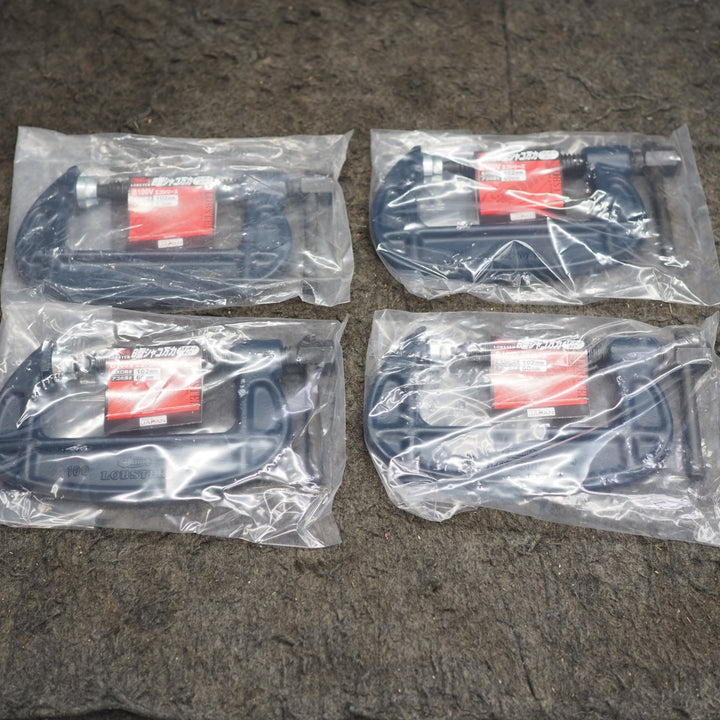 【未使用品】ロブテックス シャコ万力スタンダード（Ｂ型）　100ｍｍ B100V　4個セット＊長期保管品【鴻巣店】