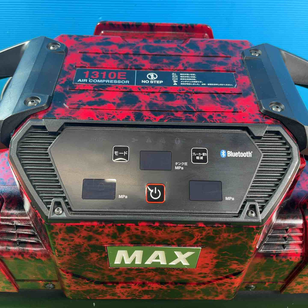 【美品】★マックス(MAX) 高圧専用エアコンプレッサー AK-HH1310E 限定色 ジュラシックレッド【岩槻店】