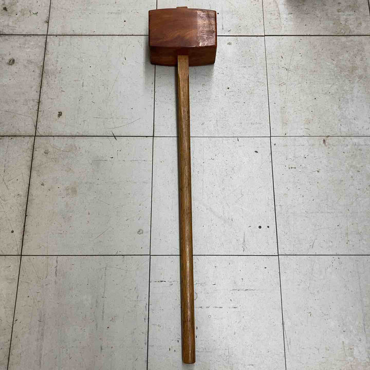 【中古美品】 木槌 木製ハンマー ＊全長約900mm 【鴻巣店】