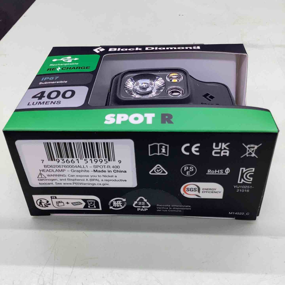 Black Diamond スポット400-R グラファイト【越谷店】