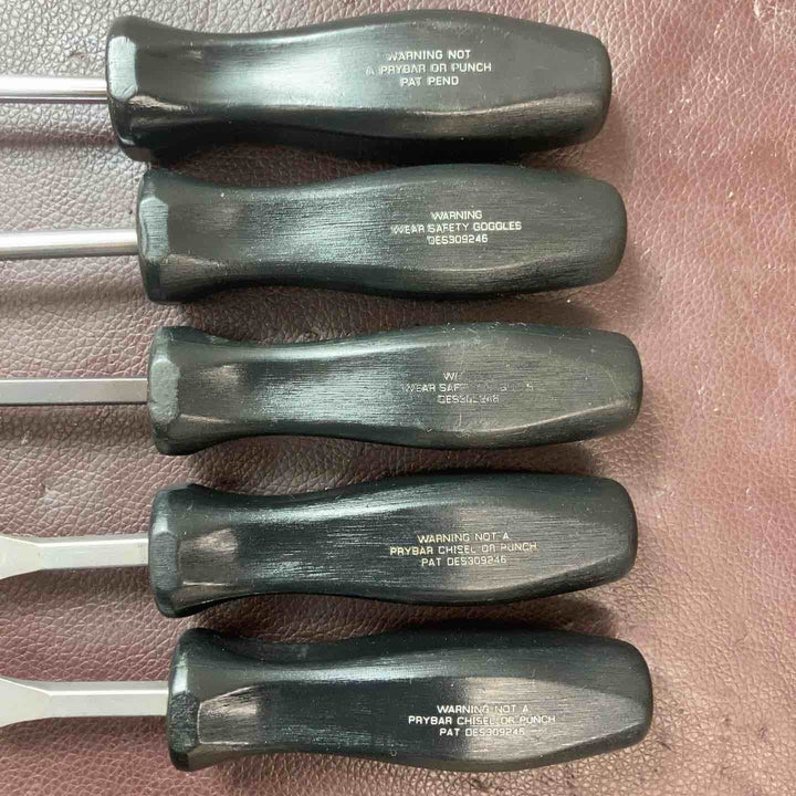 【中古品】 スナップオン(Snap-on) ピックツール A173A リムーバーAPB8A・SDDP82 ファスナードライバー S6180 計5本 【東大和店】