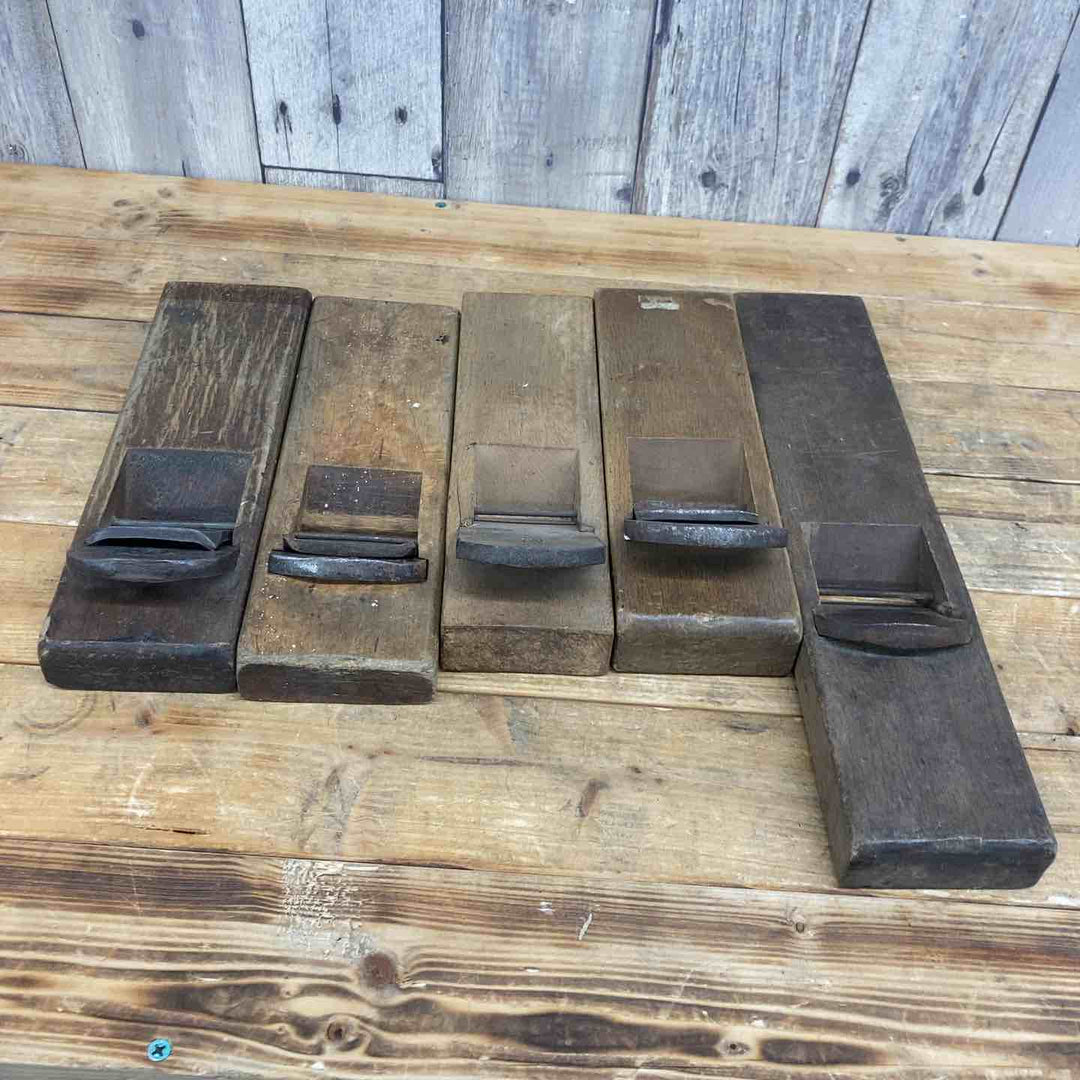 【中古品】 不動剣・梅甚・日の丸・謙之助・輝光 鉋5個セット 鉋 かんな カンナ 和工具 大工道具 鑿 のみ 鋸 のこ 【東大和店】