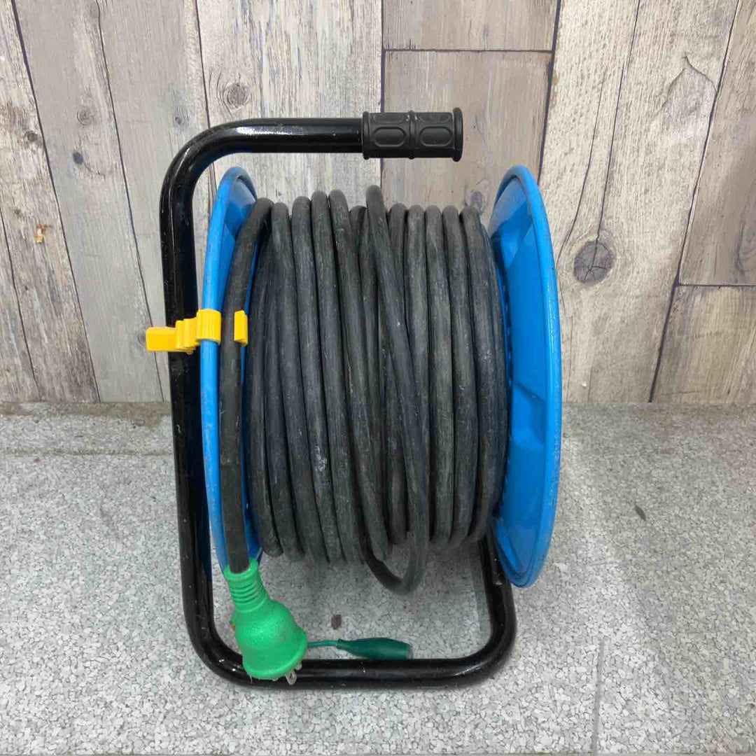 ◇日動(NICHIDO) 電工ドラム NPW-EK33YS コードリール  温度センサー付き 30ｍ 防雨型【八潮店】