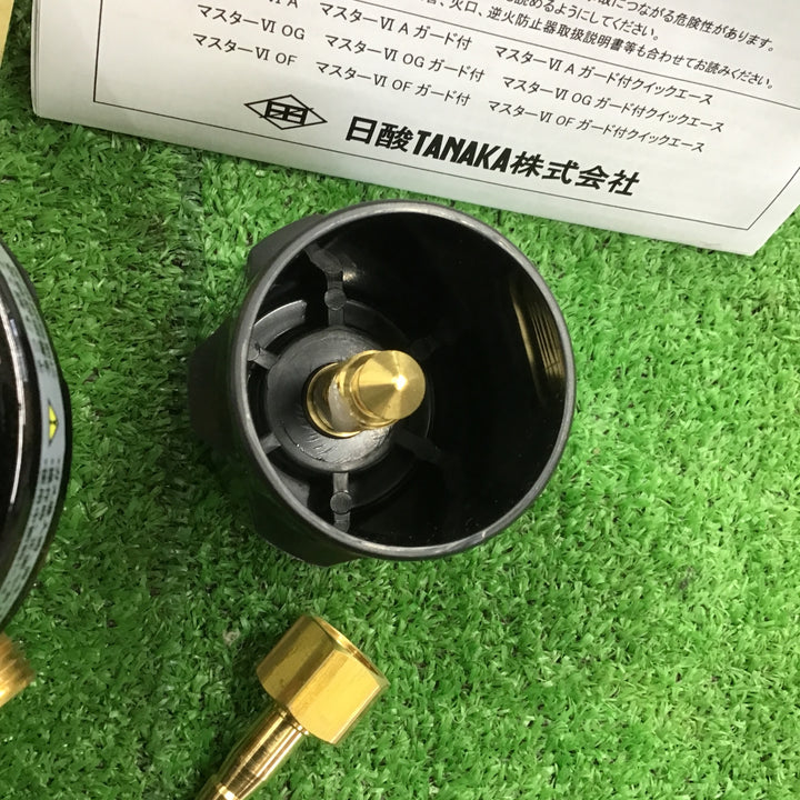 日酸TANAKA マスター6 OGガード付 Q832C　酸素調整器　溶断　溶接 関東式　【桶川店】