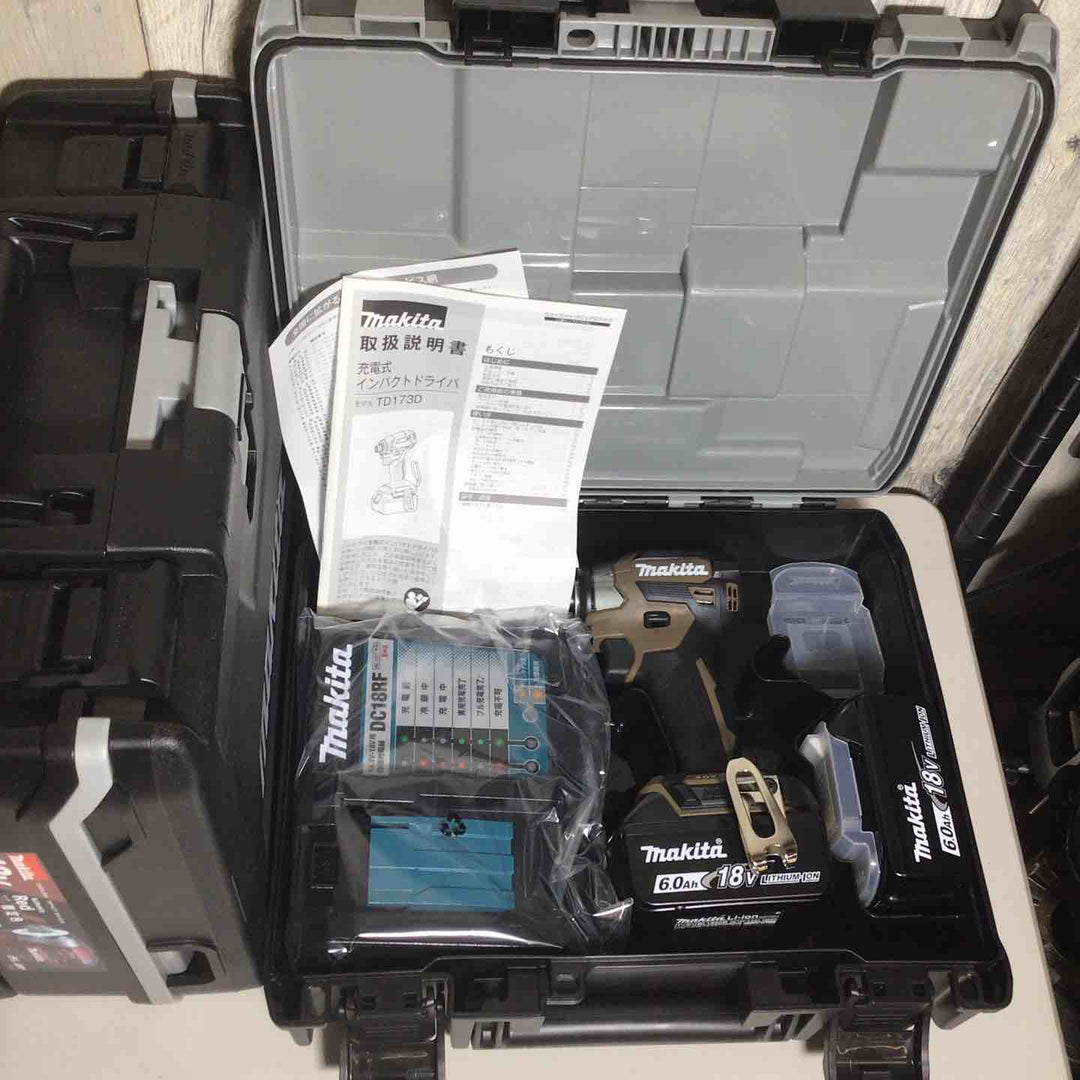 【未使用品】 全て限定色 マキタ makita コードレス インパクトドライバー TD173DGXAR TD173DGXAB 5台 インパクト レッド 赤 ブラウン 茶色 限定色 【戸田店】