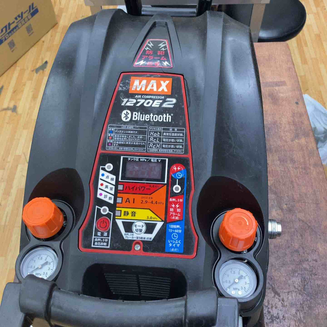 ★マックス(MAX) エアコンプレッサー AK-HH1270E2_ブラック【柏店】