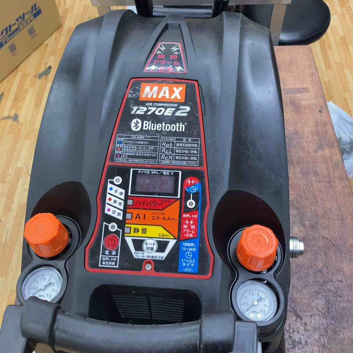 ★マックス(MAX) エアコンプレッサー AK-HH1270E2_ブラック【柏店】