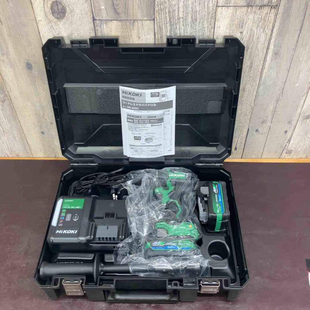 【未使用(店頭展示品)】 ハイコーキ(HIKOKI ※旧:日立工機) コードレスドリルドライバー DS36DC(2XPSZ) 【東大和店】