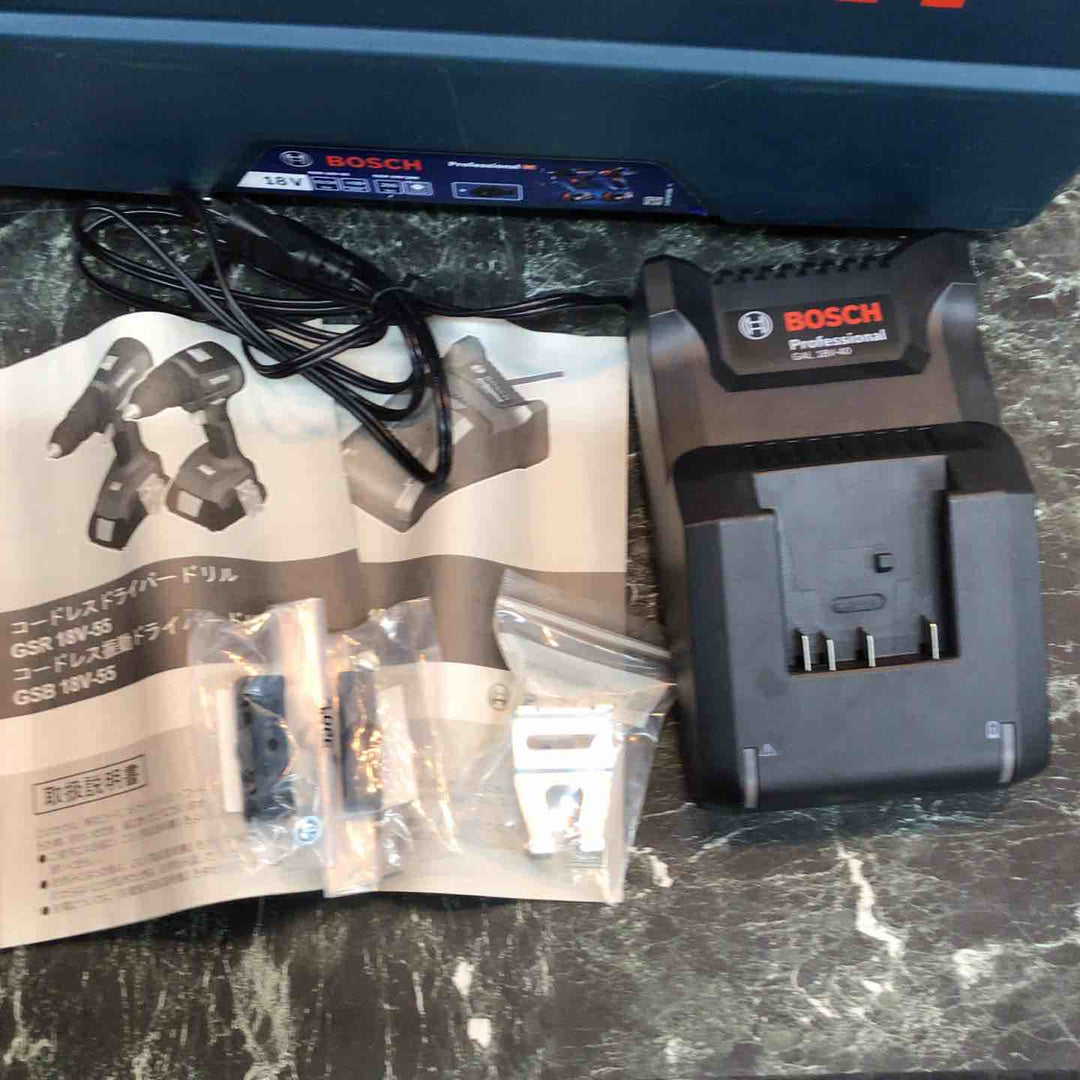 〇ボッシュ(BOSCH) コードレスドリルドライバー GSR18V-55【八潮店】