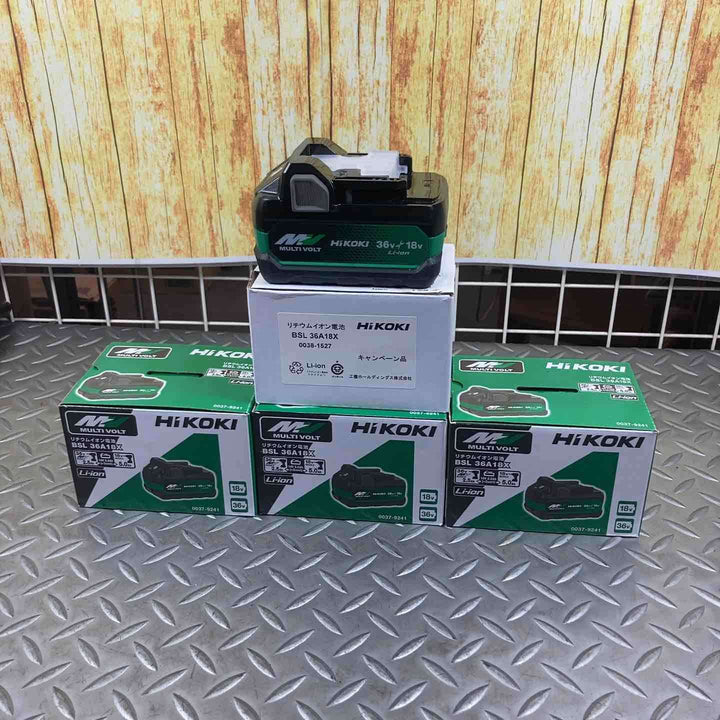 ★ハイコーキ(HIKOKI ※旧:日立工機) リチウムイオンバッテリー 36V/2.5Ah BSL36A18X【川崎店】