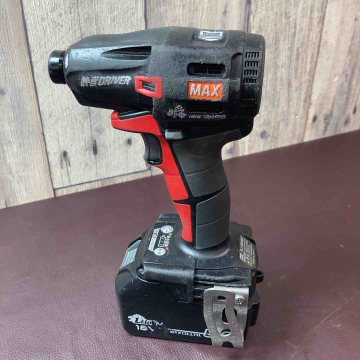 【中古品】 マックス(MAX) 18V コードレス静音インパクトドライバー PJ-SD102 18V5.0Ahバッテリー1個付属 【東大和店】