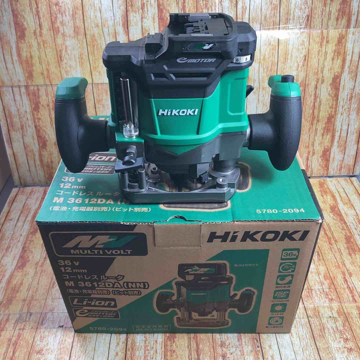 ハイコーキ(HIKOKI ※旧:日立工機) コードレスルーター M3612DA(NN)　3台セット【川崎店】