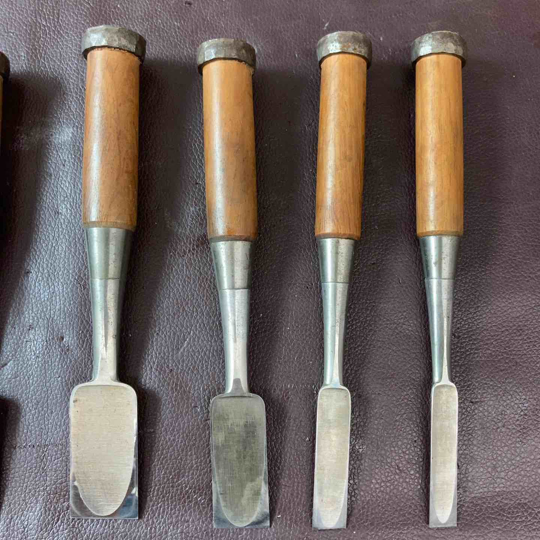 【中古品】 叩き鑿(のみ) 助丸 ハイス鋼 サイズ別 7本組 鑿・鉋・大工道具 骨董品 和工具 【東大和店】