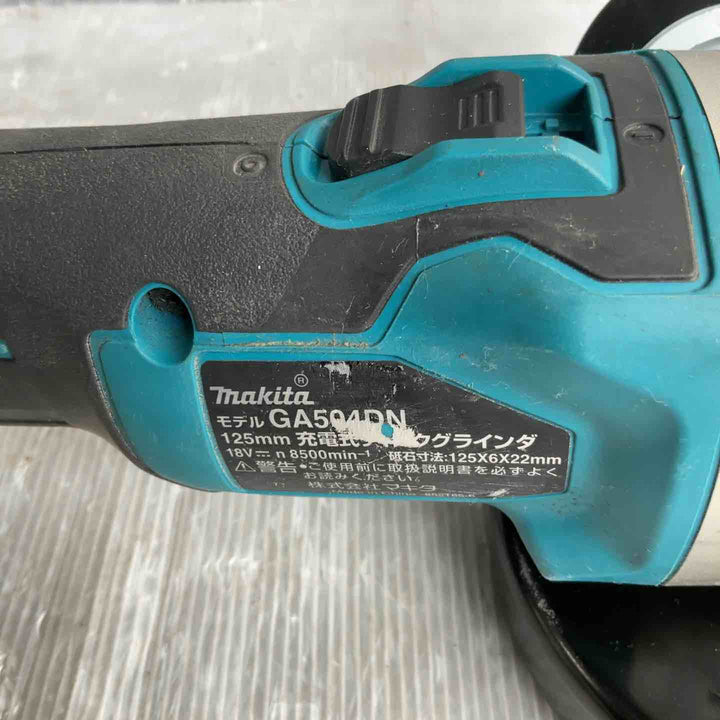 ◇マキタ(makita) 125mmコードレスディスクグラインダ GA504DZ【草加店】