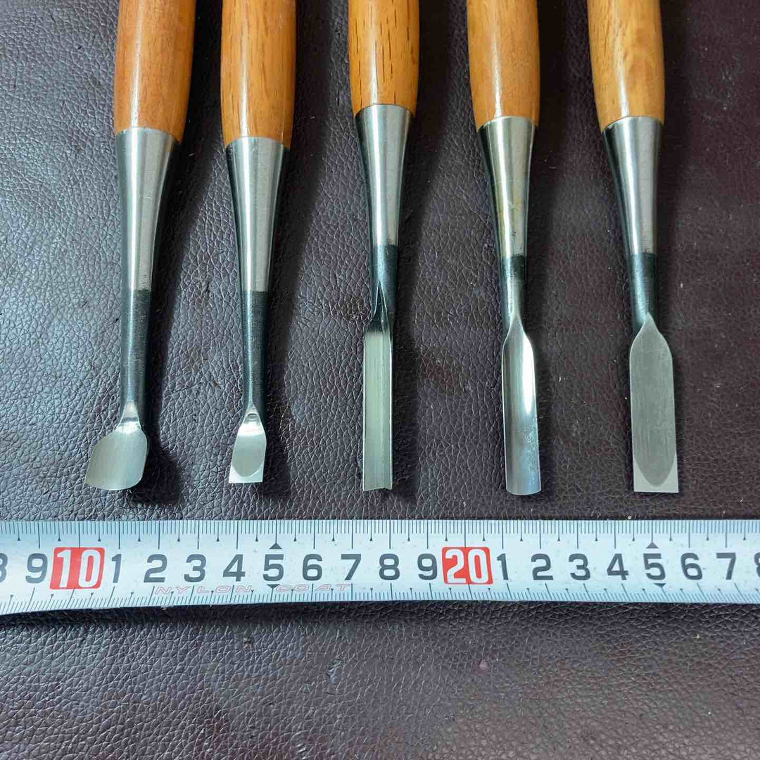 【中古美品】 鑿(のみ) 木彫り 真 5本組 【東大和店】