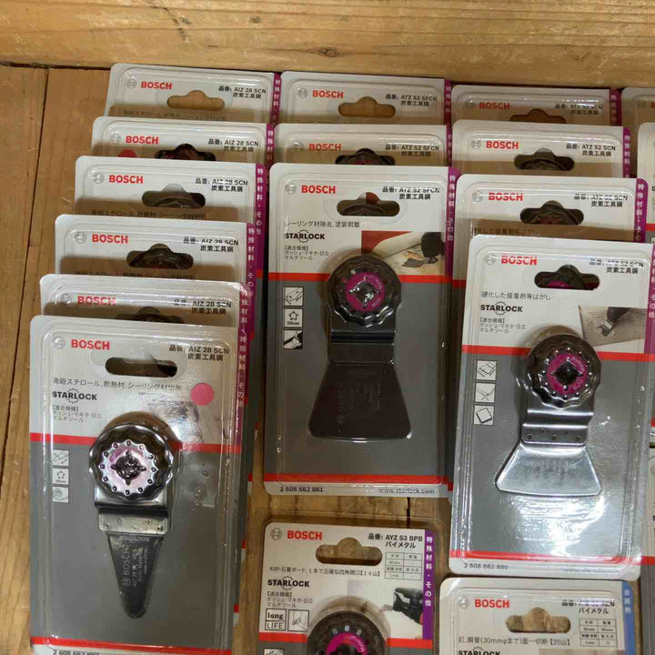 【未使用品】ボッシュ(BOSCH) マルチツール 替刃 計40点 木材用 金属 炭素工具鋼 バイメタル 兼用 STARLOCK スターロック【所沢店】