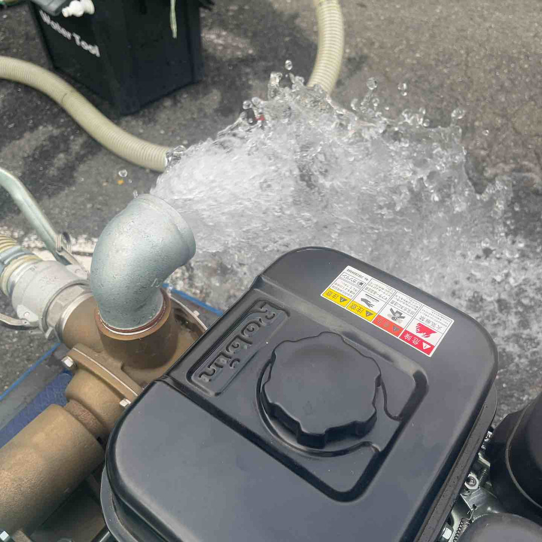 【店頭受取り限定】ミナトワークス(MINATO) エンジン式バキュームポンプ 給水ホース(約4m)1本のみ付属【岩槻店】