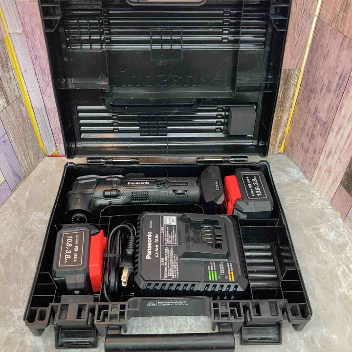 【中古品】★パナソニック Panasonic コードレスマルチツール EZ1G31H10D-B バッテリー2個付【八潮店】