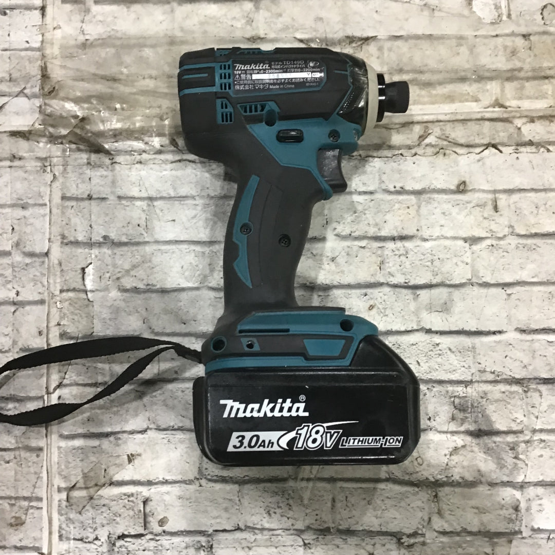 ★マキタ(makita) コードレスインパクトドライバー TD149DRFX【川口店】