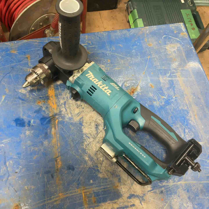◇マキタ(Makita) 13mm充電式アングルドリル 18V バッテリ・充電器別売 ケース付 DA450DZK 青【草加店】